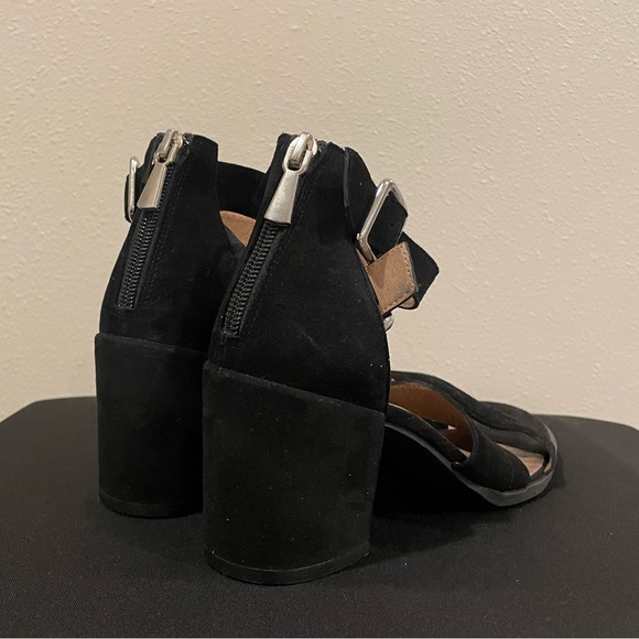 Black BP Suede Heels - Picture 2 of 5